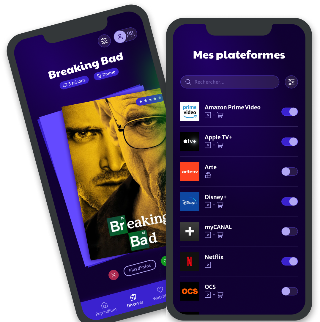 Application Pop'ndium